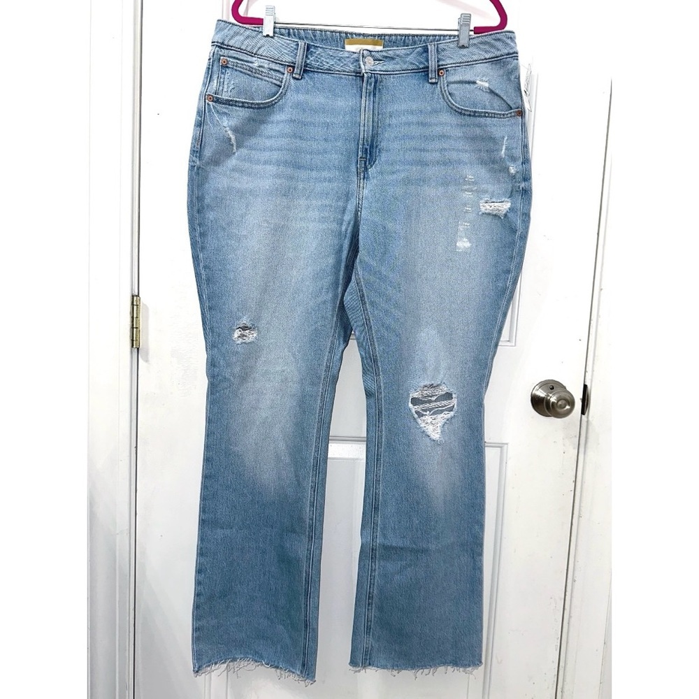 Plus Size Goldie Blues Light Curvy High Rise Cheeky Slim Boot Jean,size 16W Reg